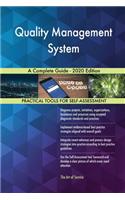 Quality Management System A Complete Guide - 2020 Edition