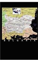 Modern Day Color Map of Bulgaria Journal: Take Notes, Write Down Memories in this 150 Page Lined Journal