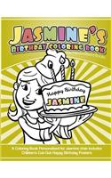 Jasmine's Birthday Coloring Book Kids Personalized Books