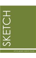 Olive Green Sketch Book