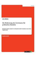 Bedeutung des Gewissens für politisches Handeln