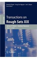 Transactions on Rough Sets XIX