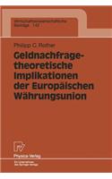 Geldnachfragetheoretische Implikationen Der Europäischen Währungsunion