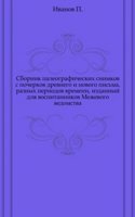 Sbornik paleograficheskih snimkov s pocherkov drevnego i novogo pisma