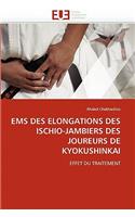EMS Des ?longations Des Ischio-Jambiers Des Joueurs de Kyokushinkai