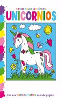 PINTURA MAGICA CON NUMEROS: UNICORNIOS