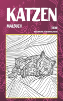 Malbuch - Malbücher für Erwachsene - Tiere - Katzen