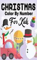 Christmas Color By Number For Kids