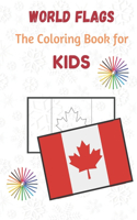 World Flags The Coloring Book for kids