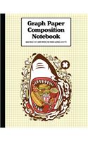 Graph Paper Composition Notebook Quad Rule 5x5 Grid Paper - 150 Sheets (Large, 8.5 x 11"): Shark Junk Food