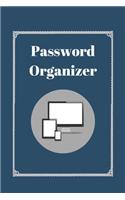 Password Organizer with tabs, logbook