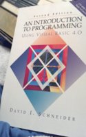 An Introduction to Programming Using Visual Basic 4.0
