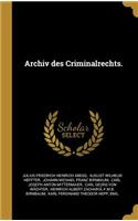 Archiv des Criminalrechts.