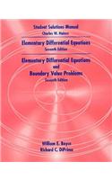 Boyce & Diprimas Elementary Differential Equations 7e & Elementary Differential Equations 7e Student Solutions Manual (WSE)