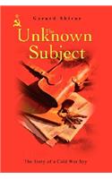 Unknown Subject