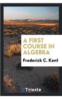 A First Course in Algebra