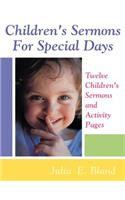 Children's Sermons For Special Days