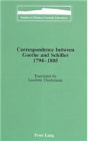 Correspondence Between Goethe and Schiller 1794-1805