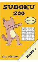 Sudoku 200 Mittel Mit Lösung Band 1