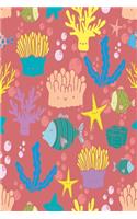 Pink seabed notebook