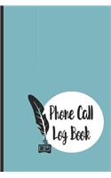 Phone Call Log Book