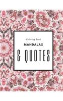 Coloring Book Mandalas & Quotes