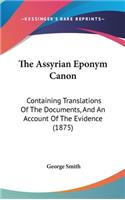 Assyrian Eponym Canon