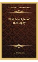 First Principles of Theosophy: (English)