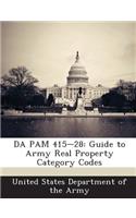 Da Pam 415-28: Guide to Army Real Property Category Codes