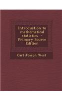 Introduction to Mathematical Statistics