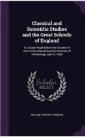 Classical and Scientific Studies and the Great Schools of England