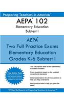 AEPA 102 Elementary Education Subtests I