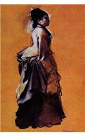 ''Young Woman in Street Dress'' by Edgar Degas - 1872