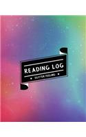 Reading Log: Record My Favorite Books I've Read (Large Size) - Rainbow Glitter