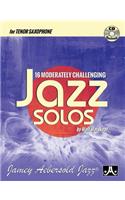 16 Moderately Challenging Jazz Solos