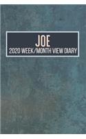 JOE 2020 Week/Month View Diary: January to December 2020 Week and Month view Planner: Weekly Planner also suitable as an appointment diary, personal planner. A personalised gift fo