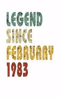 Legend Since February 1983