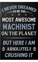 I Never Dreamed I'd Be The Most Awesome Machinist On The Planet But Here I Am Absolutely Crushing It