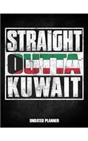 Straight Outta Kuwait Undated Planner