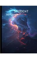 student notebook: Composition Notebook - Large 8.5 x 11 - College Ruled 120 Pages