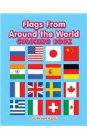Flags From Around the World Coloring Book