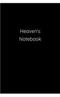 Heaven's Notebook: Notebook / Journal / Diary - 6 x 9 inches (15,24 x 22,86 cm), 150 pages.