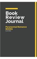 Book Review Journal Paranormal Romance Books