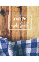 Recipe Notebook