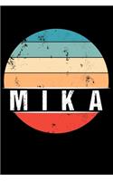 Mika: 100 Pages 6 'x 9' -Dot Graph Paper Journal Manuscript - Planner - Scratchbook - Diary