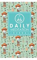 Daily Meditation Journal: Meditation Journal For Beginners, Mindfulness Daily Planner, Meditation Journals To Write In, Mindfulness Journal For Teens, Cute Cowboys Cover