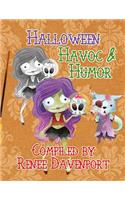 Halloween Havoc & Humor: Grayscale Adult Coloring Book