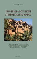 Proverbes Et Locutions Stereotypees Du Maroc