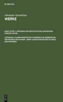Kaiser Konstantins Schreiben Zur Einberufung Der Nicänischen Synode - Brief Kaiser Konstantins an Arius Und Genossen