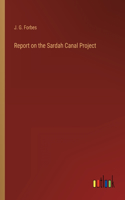 Report on the Sardah Canal Project